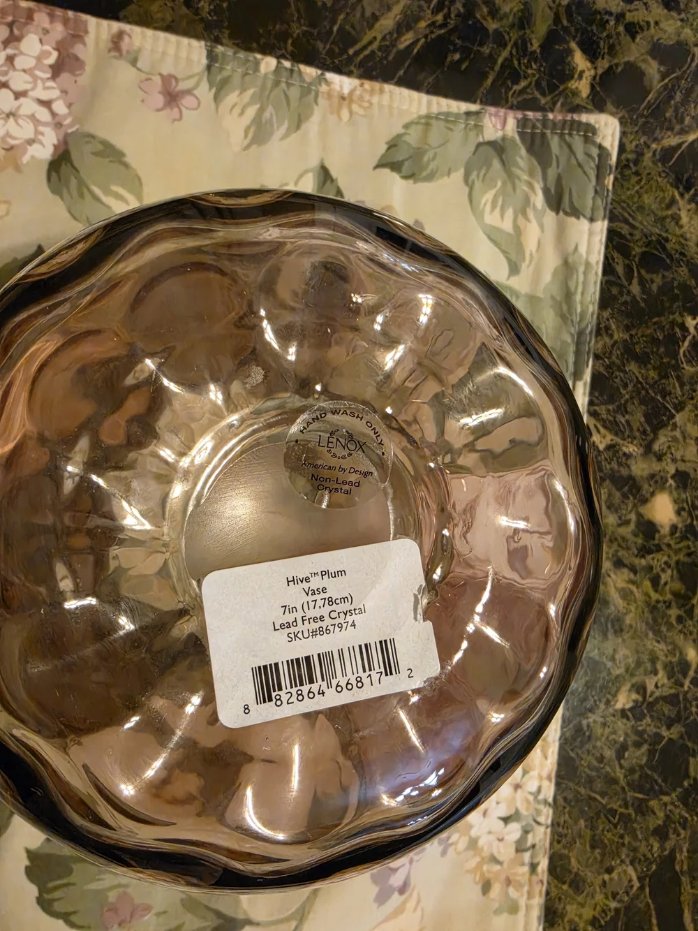 Lenox Hive Collection Plum Flower Vase